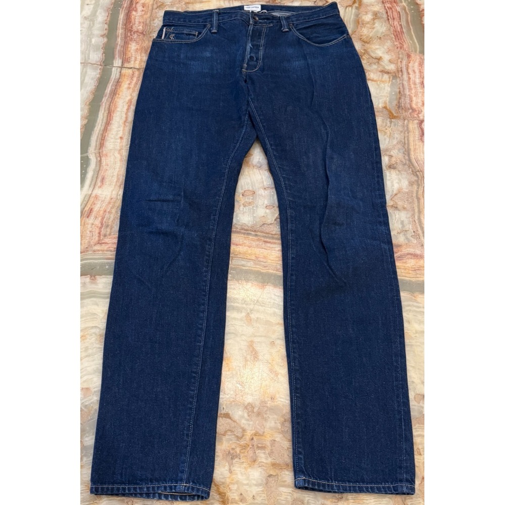 Todd Snyder Men's Straight Leg Jeans Blue Denim‎ Slim Fit 5-Pockets Size 31x34